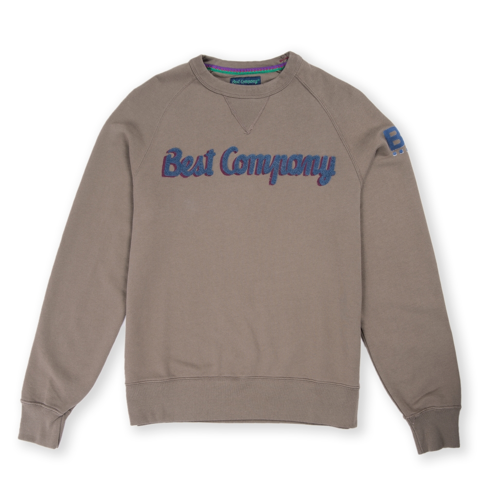 Best Company Felpa Classica Girocollo Crew Neck Sweatshirt (Militare)