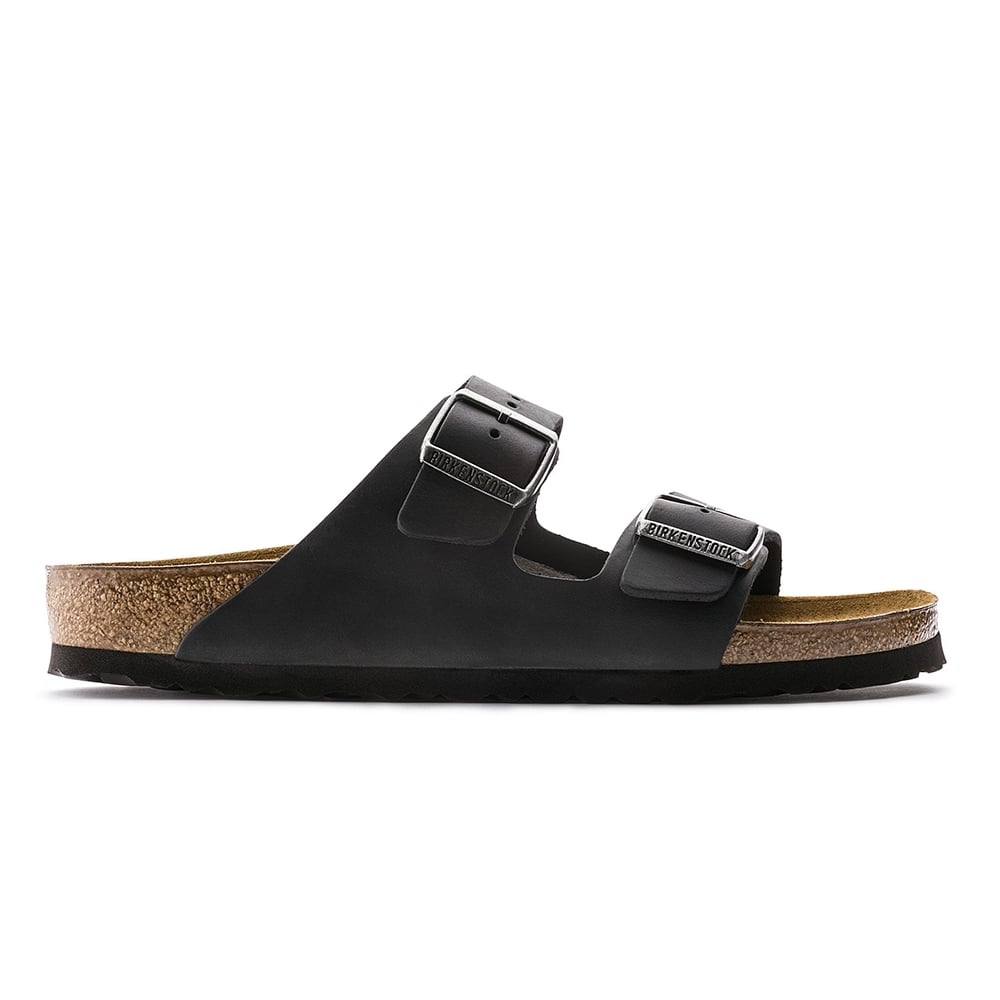 Birkenstock Arizona Regular Fit (Black Oiled Leather)