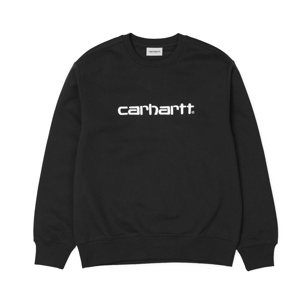 Carhartt Crew Neck Sweatshirt (Black/White)