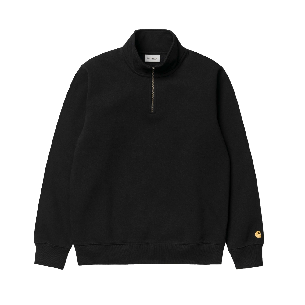 Carhartt Highneck Quarter Zip Sweatshirt (Black/Gold)