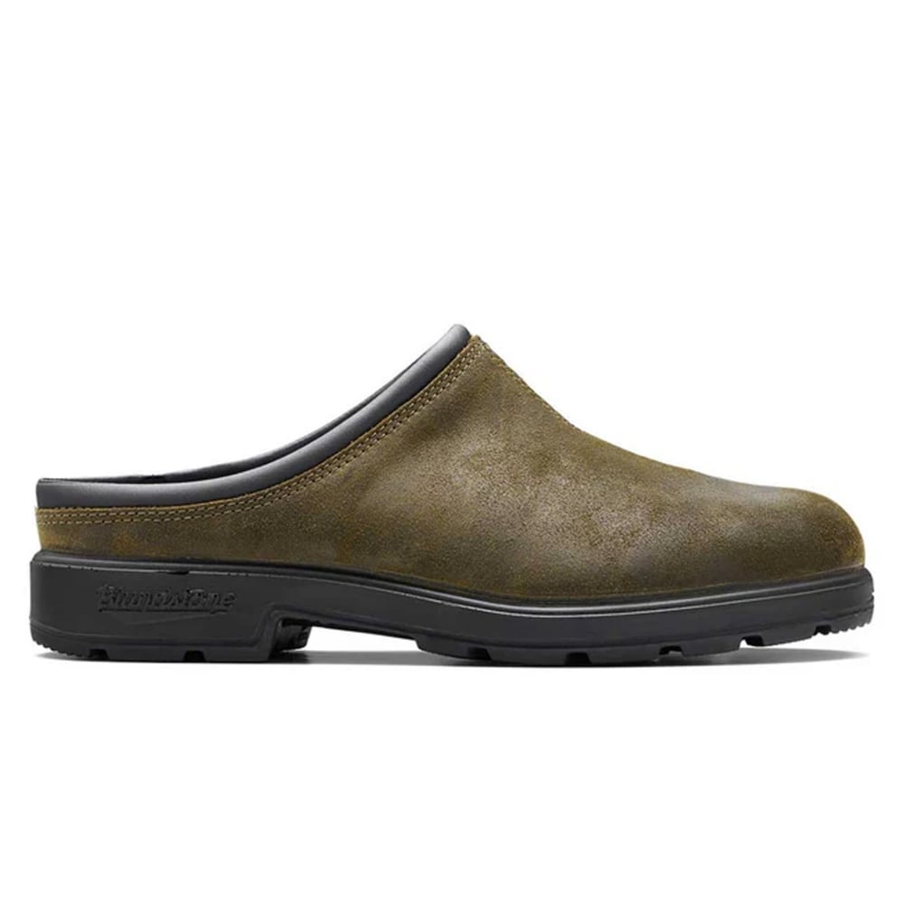 Blundstone 2423 Original Clogs (Dark Olive Waxed Suede)