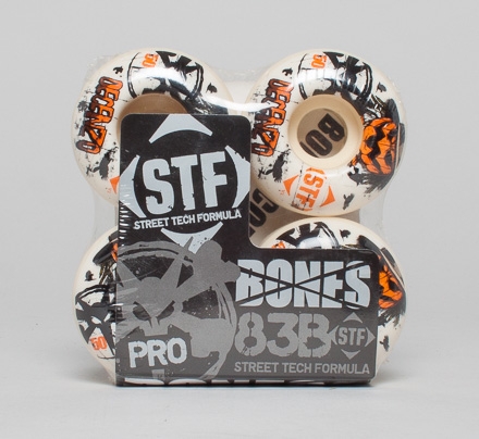Bones STF Skateboard Wheels 50mm V1 (Various Designs)