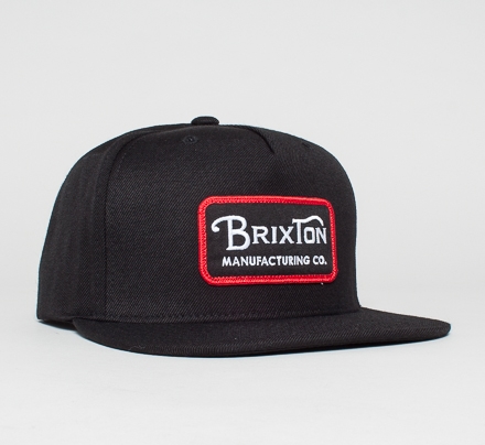 Brixton Grade Snapback Cap (Black)