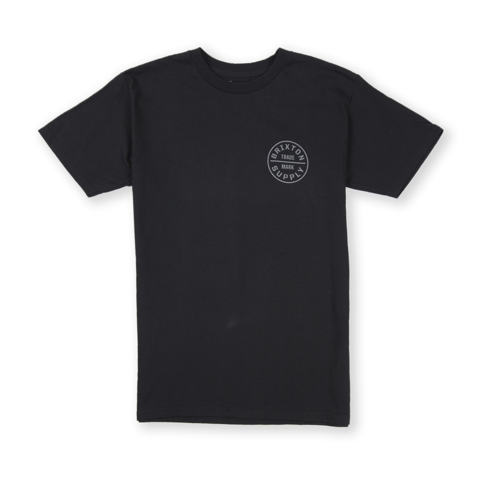 Brixton Oath Standard T-Shirt (Black/Grey)
