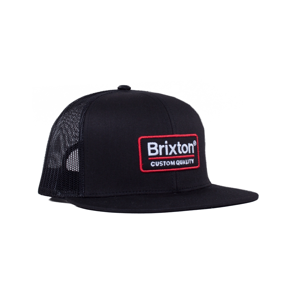 Brixton Palmer Mesh Trucker Cap (Black)