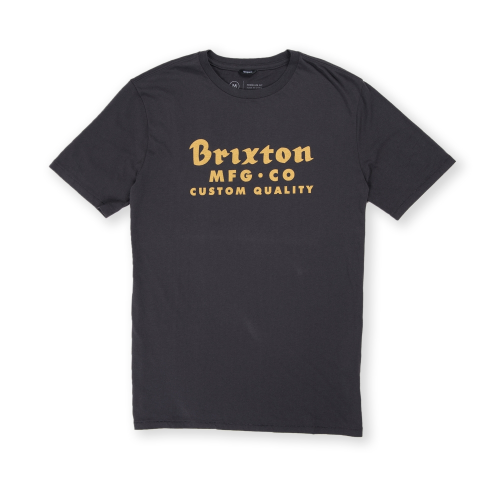Brixton Sadler Premium T-Shirt (Washed Black)