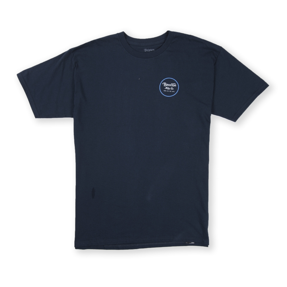 Brixton Wheeler II Standard T-Shirt (Navy/Royal)