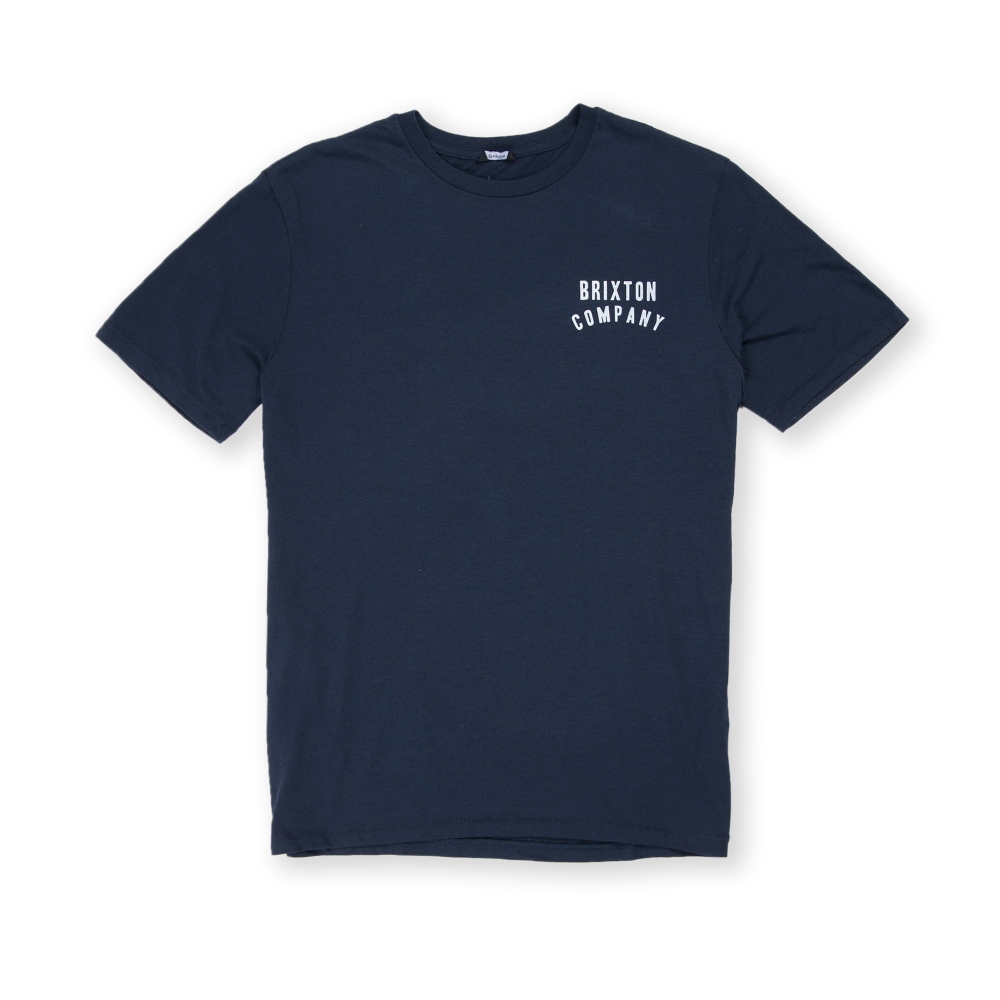Brixton Woodburn Premium T-Shirt (Navy)