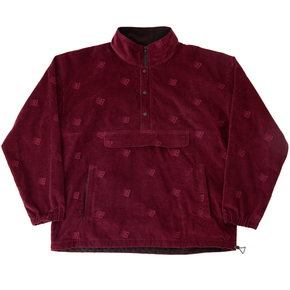 Bronze 56K All Over Embroidered Anorak (Maroon)