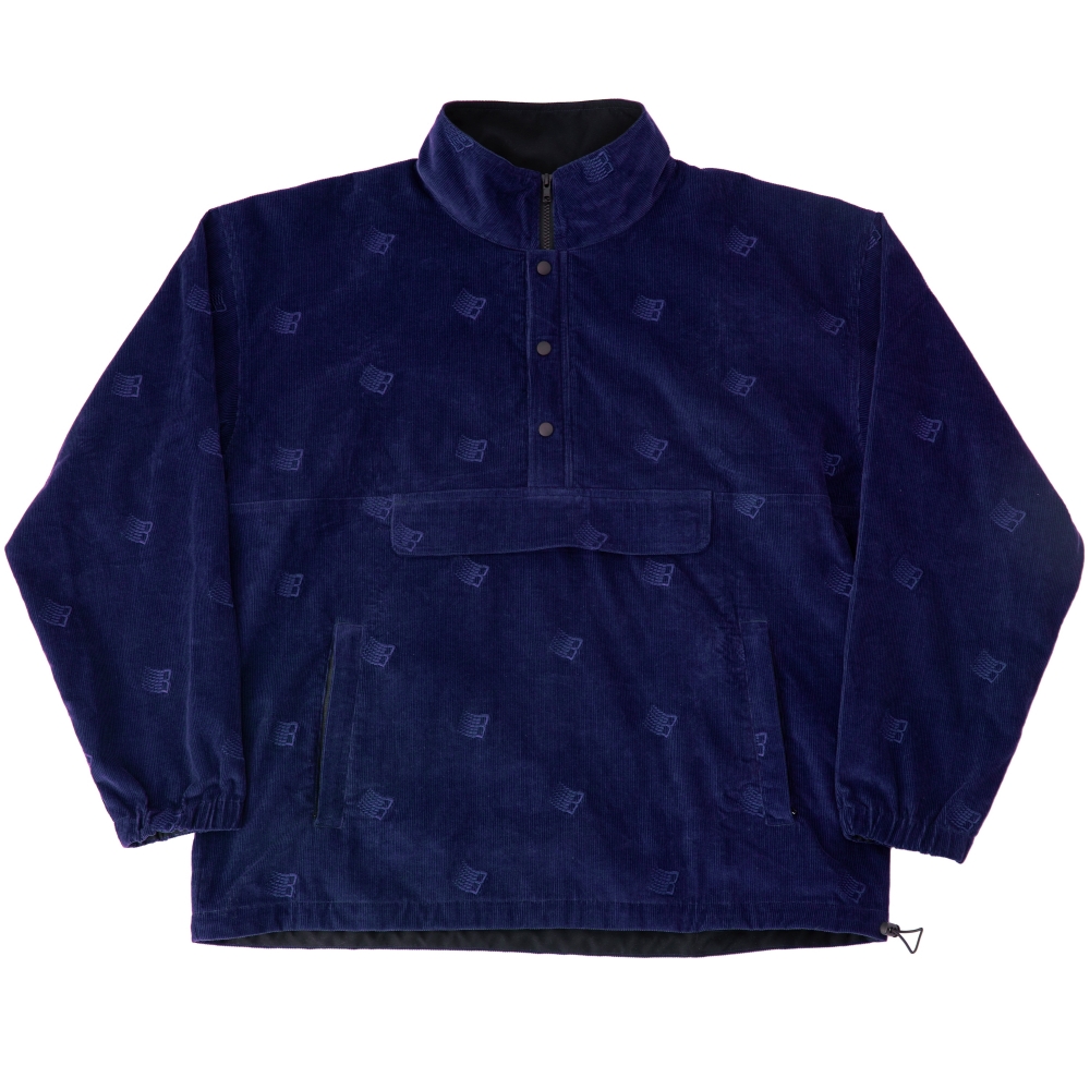 Bronze 56K All Over Embroidered Anorak (Navy)