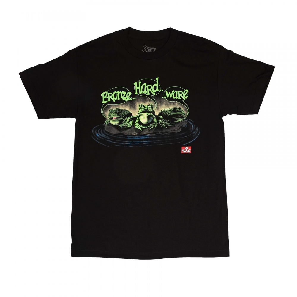 Bronze 56k Frog T-Shirt (Black)