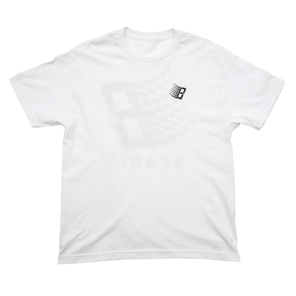 Bronze 56k Smiley B Logo T-Shirt (White)