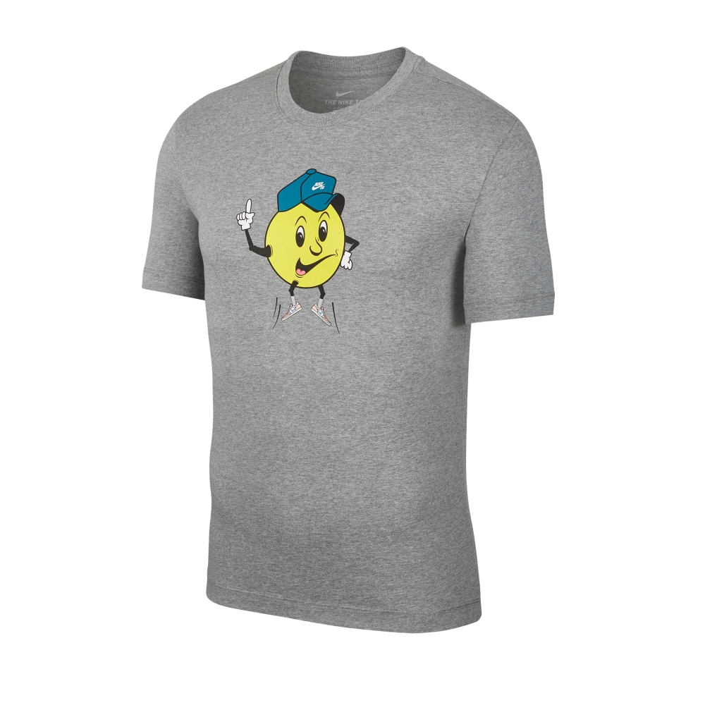 Nike SB Swooshface T-Shirt (Dark Grey Heather)