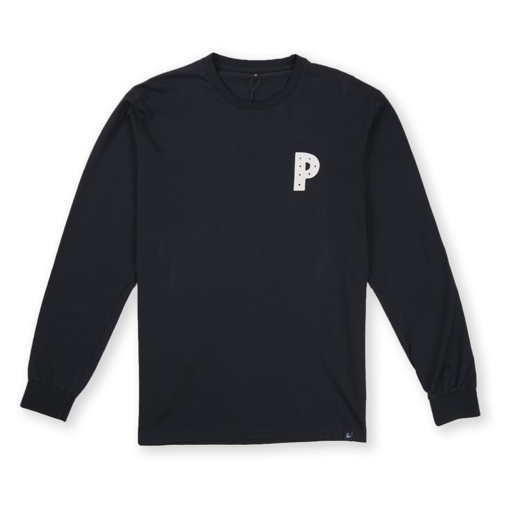 by Parra Claim The P Long Sleeve T-Shirt (Black) - 28130-BLK - Consortium