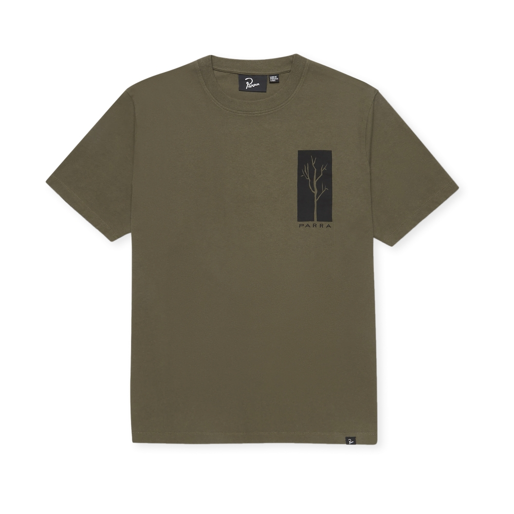 by Parra Dead Tree T-Shirt (Olive)