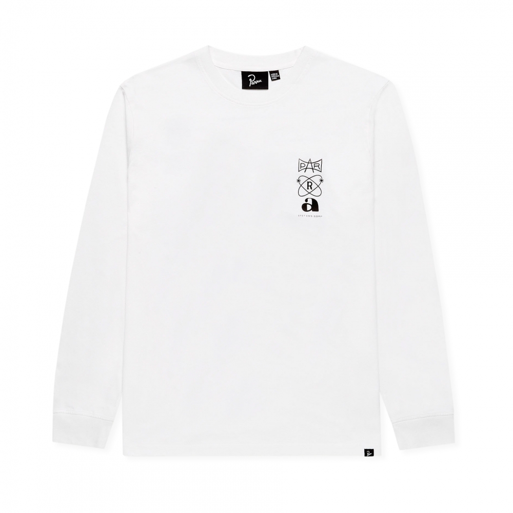 by Parra Rest Day Long Sleeve T-Shirt (White)