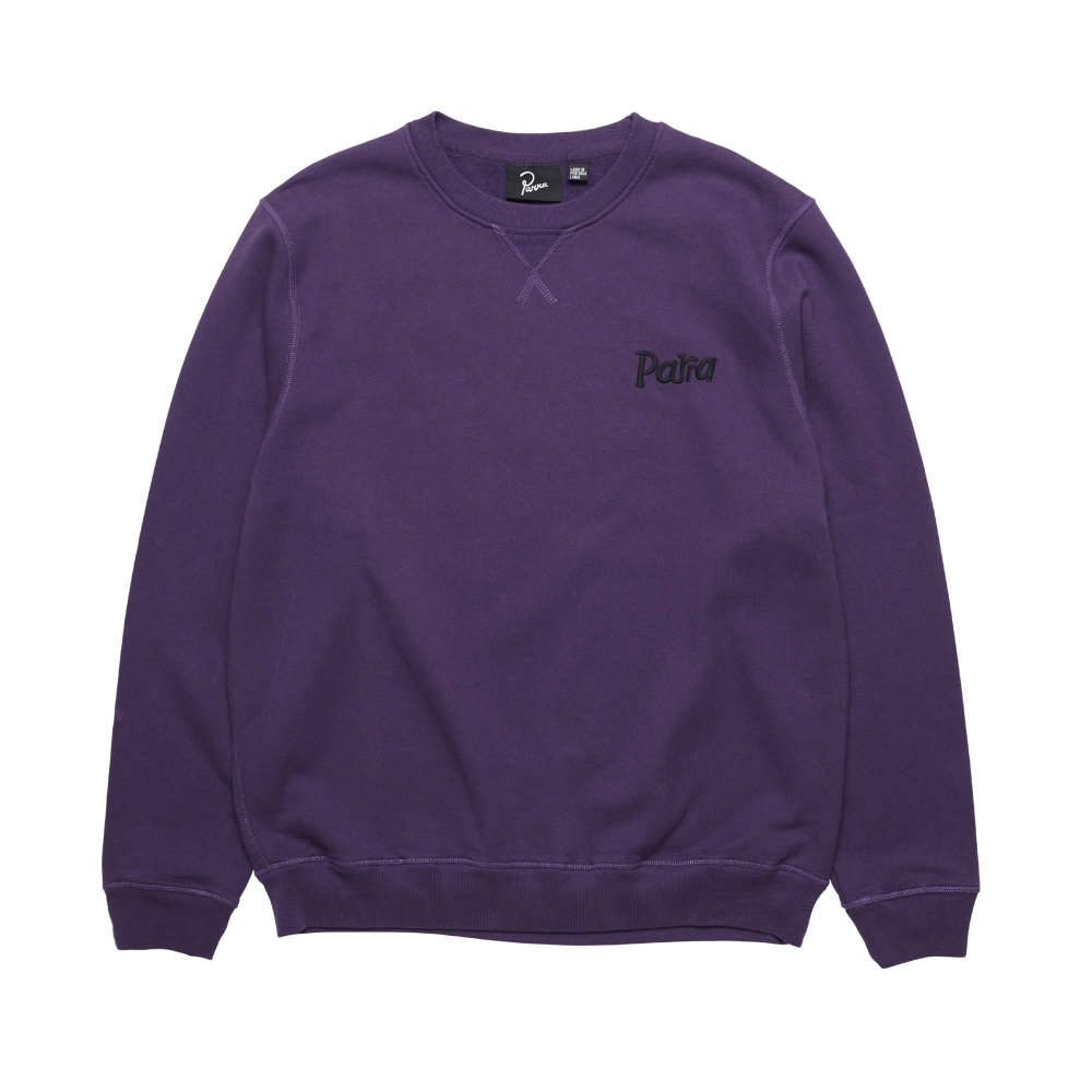 by Parra Rushed Sugar Crew Neck Sweatshirt (Rushed Purple)