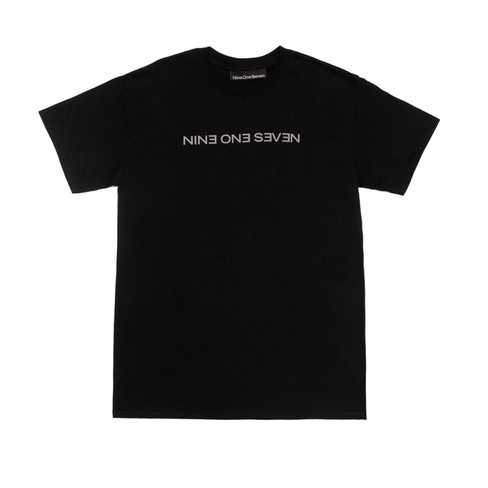 Call Me 917 Backwards T-shirt (Black)