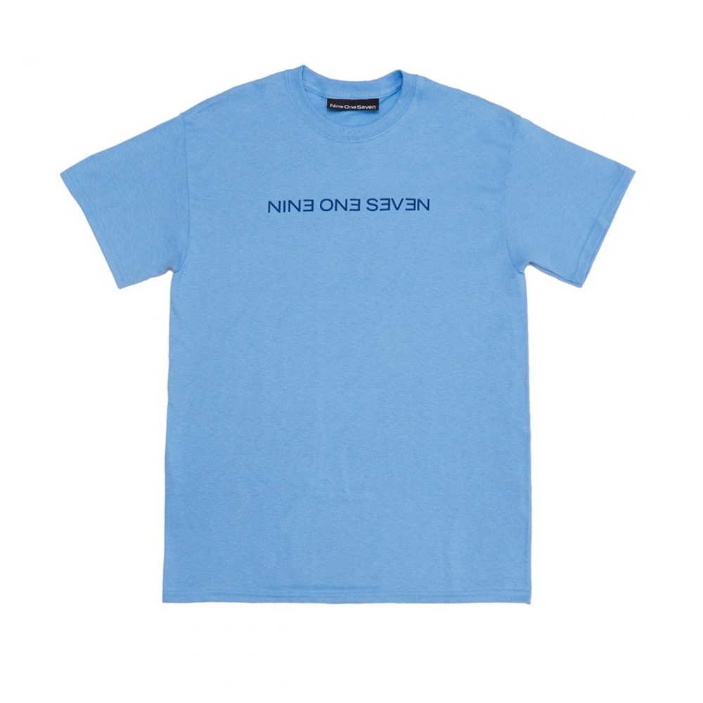 Call Me 917 Backwards T-shirt (Blue)