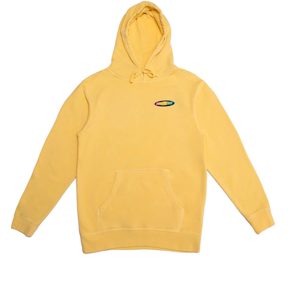 Call Me 917 Racer Pullover Hooded Sweatshirt (Washed Yellow)