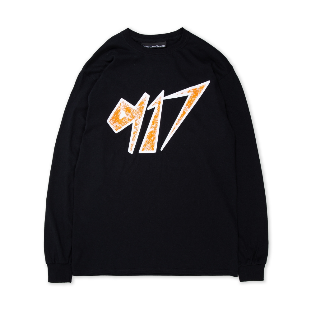 Call Me 917 Space Long Sleeve T-Shirt (Black)