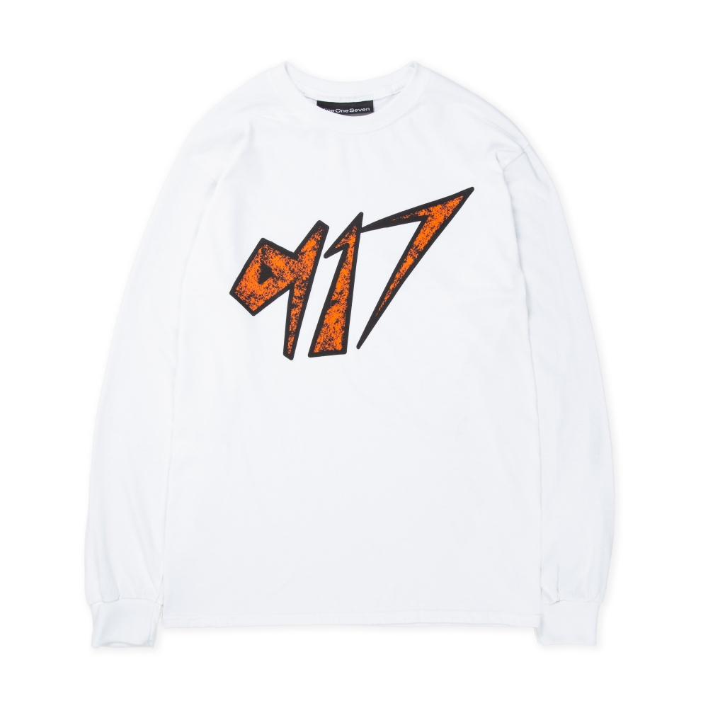 Call Me 917 Space Long Sleeve T-Shirt (White)