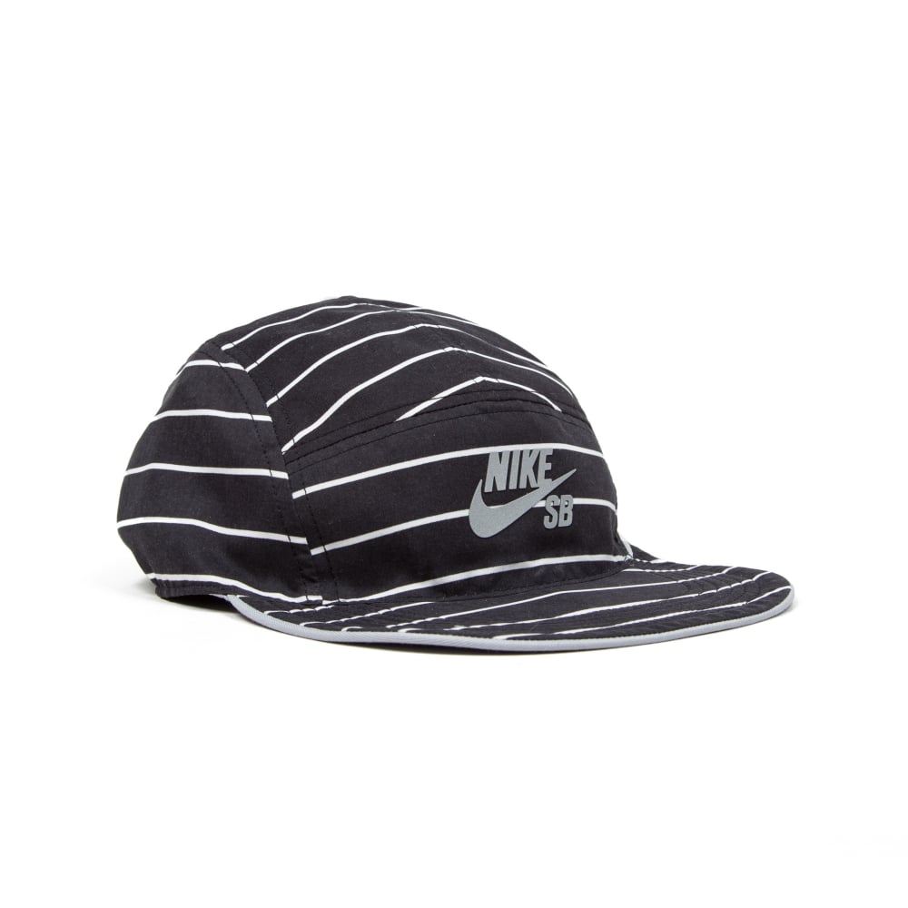 Nike SB Reversible 5 Panel Cap (Wolf Grey/Black)