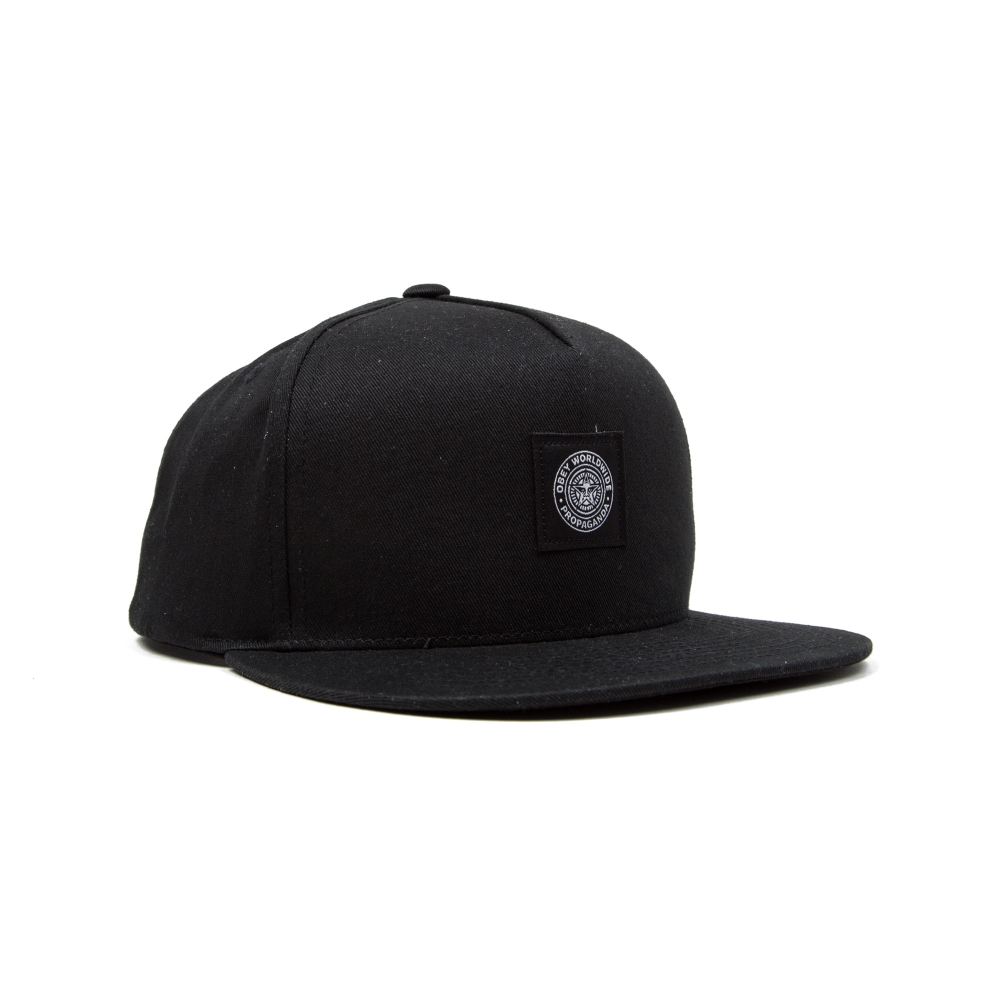 Obey Downtown Snapback Cap (Black)