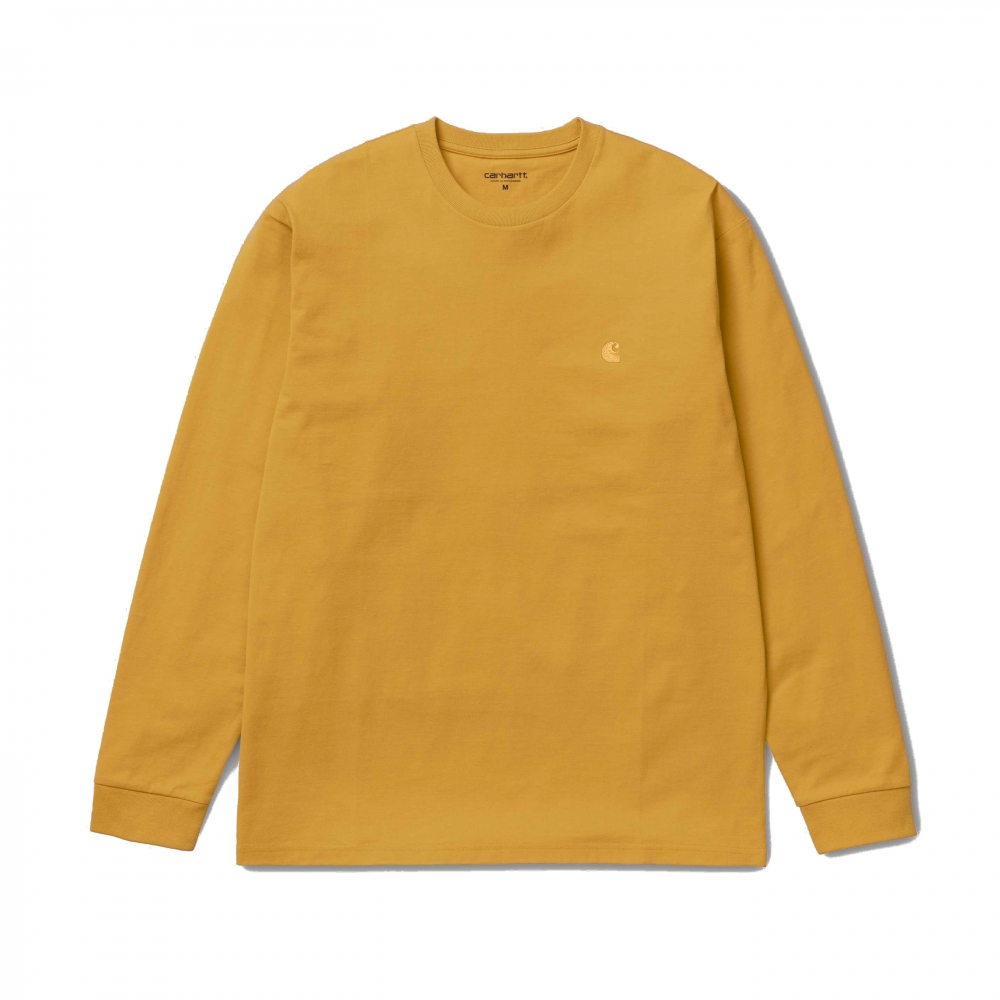 Carhartt Chase Long Sleeve T-Shirt (Colza/Gold)