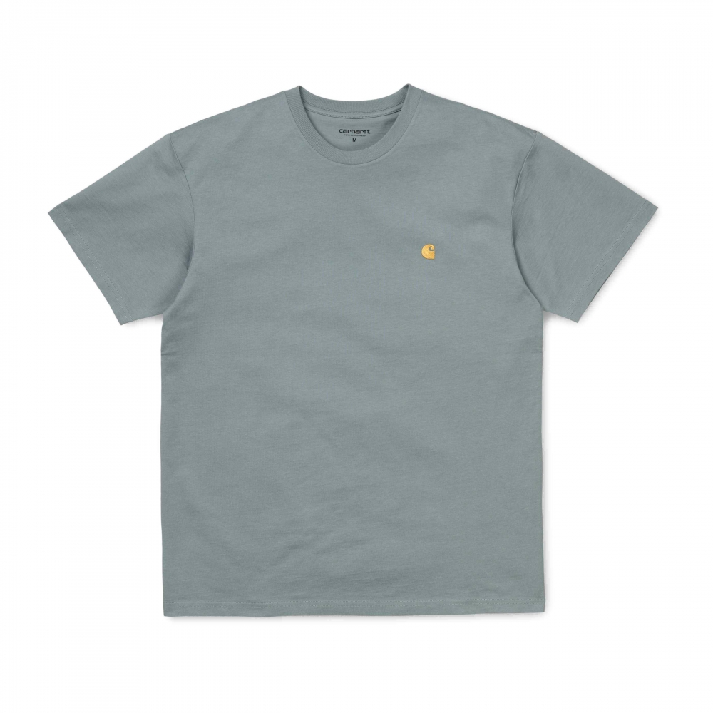 Carhartt Chase T-Shirt (Cloudy/Gold)