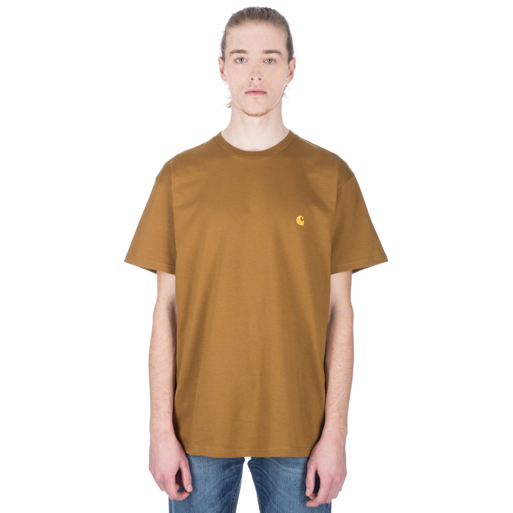 Carhartt Chase T-Shirt (Hamilton Brown/Gold)