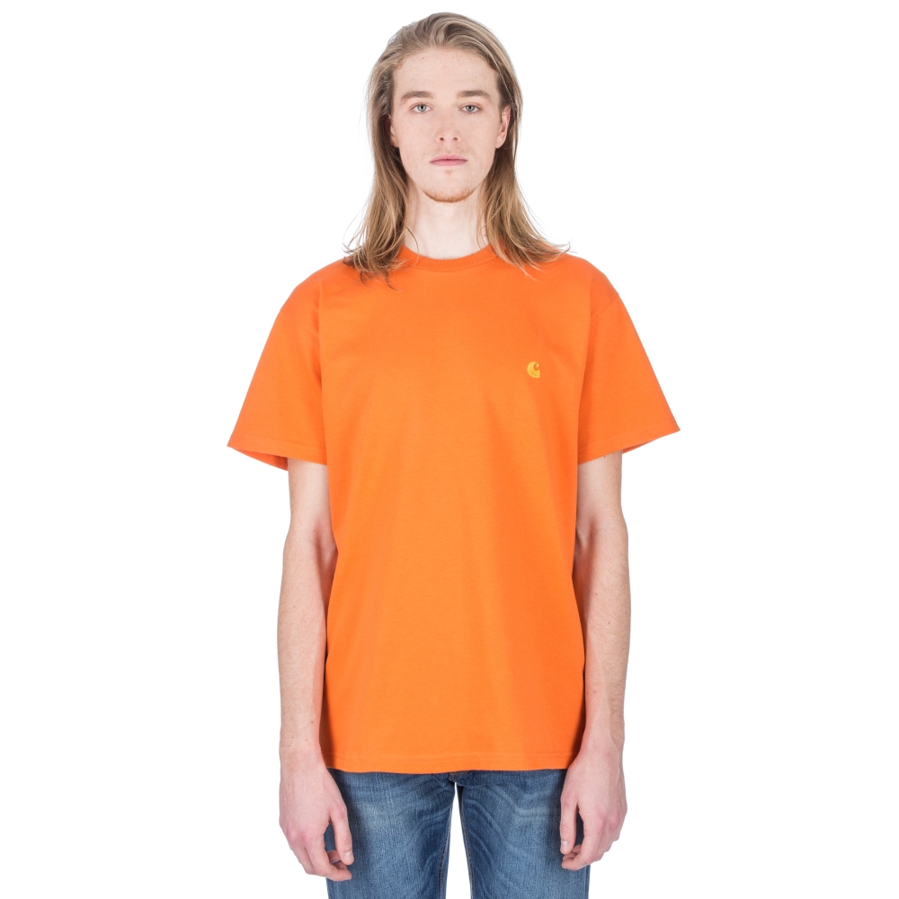 Carhartt Chase T-Shirt (Jaffa/Gold)