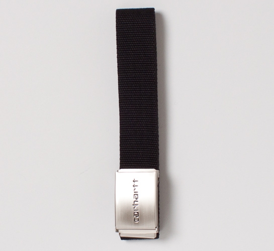 Carhartt WIP Chrome Clip Belt (Black)