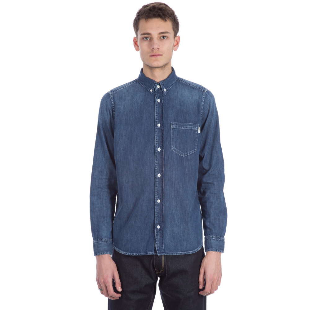 Carhartt Civil Long Sleeve Shirt (Blue Fidelity Wash)
