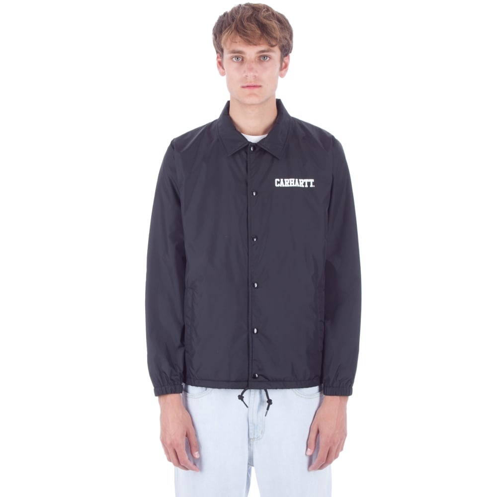 Carhartt College Coach Jacket (Black/White)