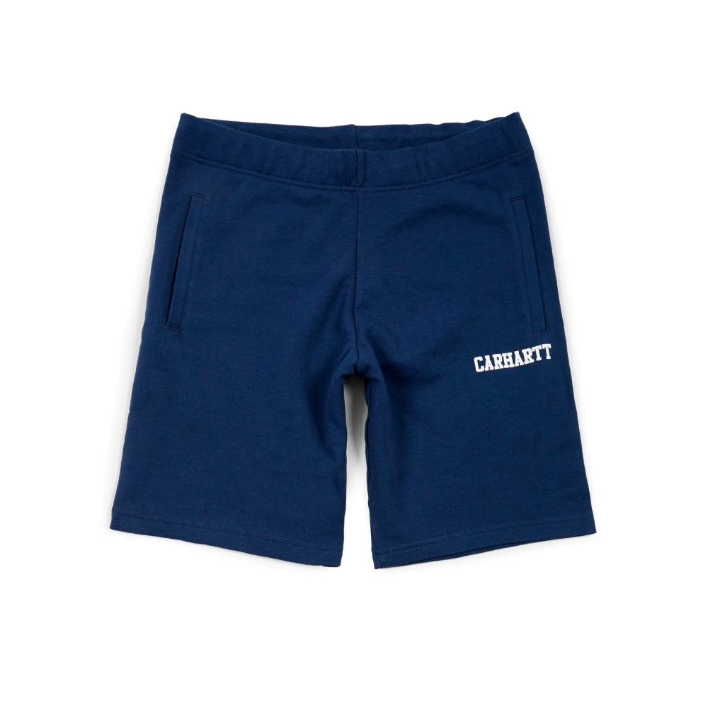 Carhartt College Sweat Shorts (Blue/White)