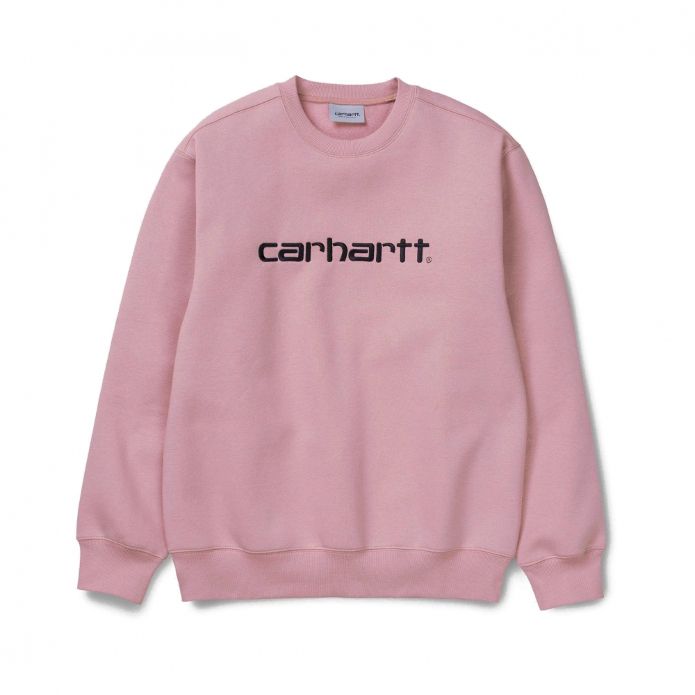 Carhartt Crew Neck Sweatshirt (Blush/Black)