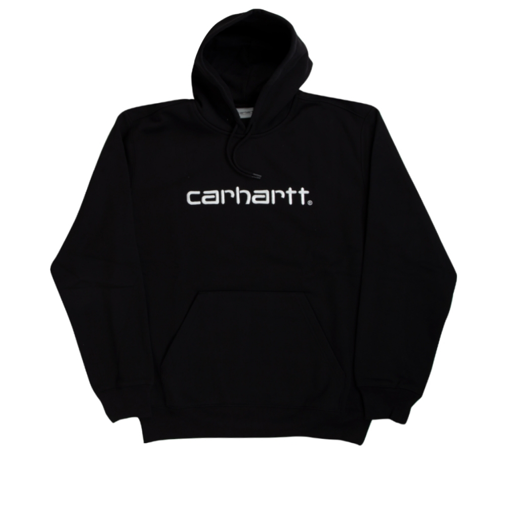 Carhartt Pullover Hooded Sweatshirt (Black/White)