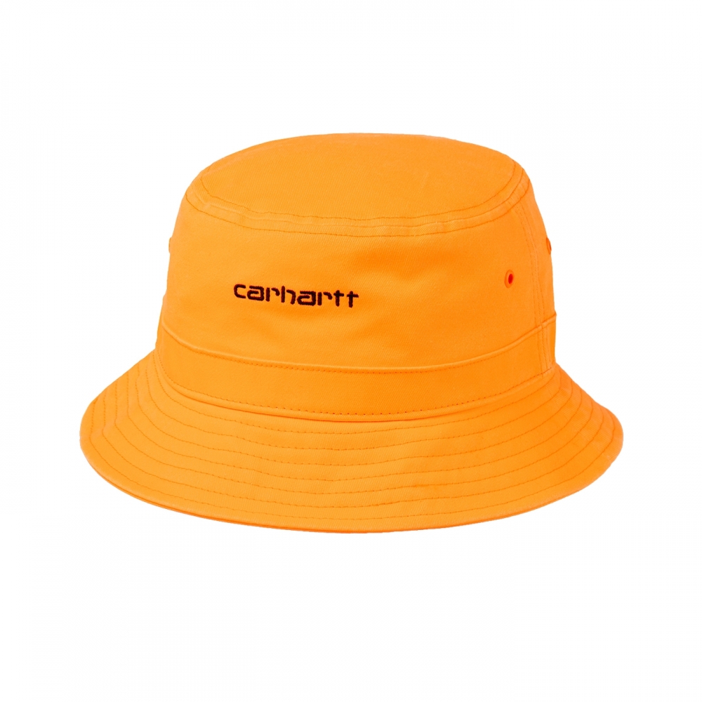 Carhartt Script Bucket Hat (Pop Orange/Black)