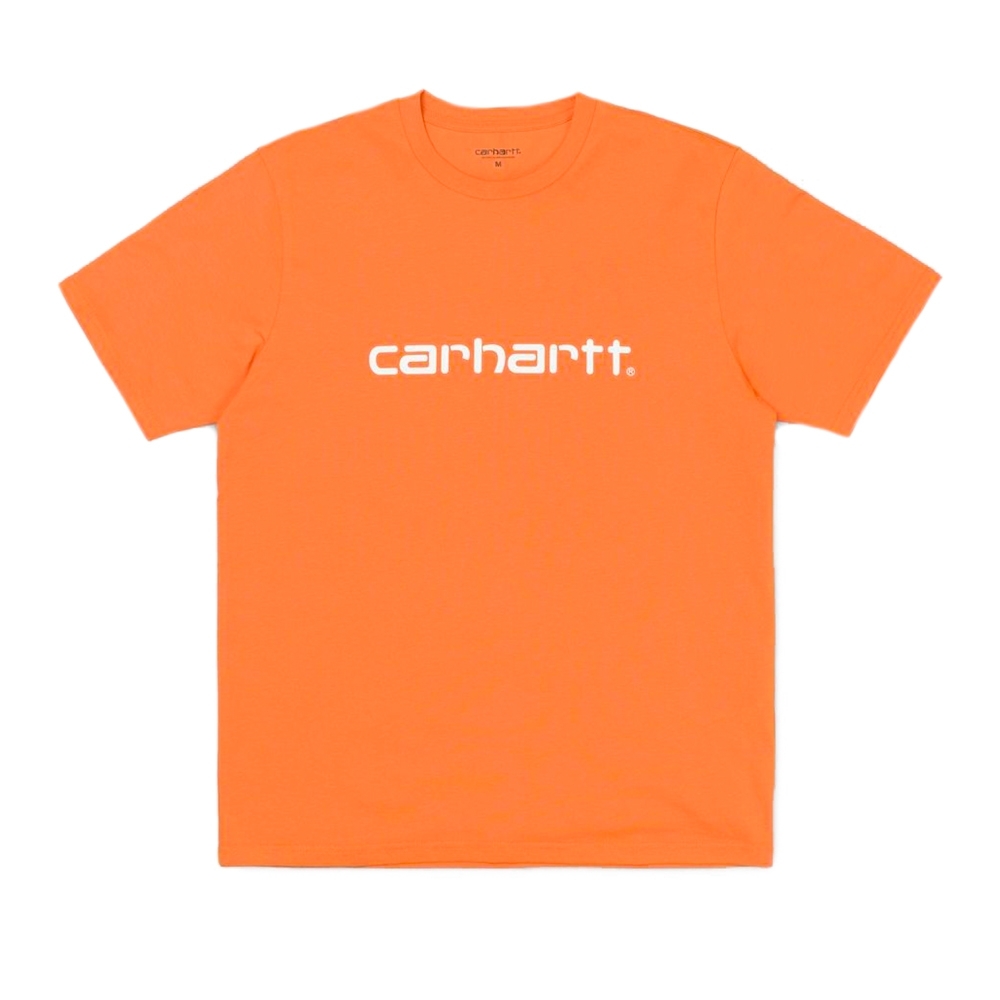 Carhartt Script T-Shirt (Jaffa/White)