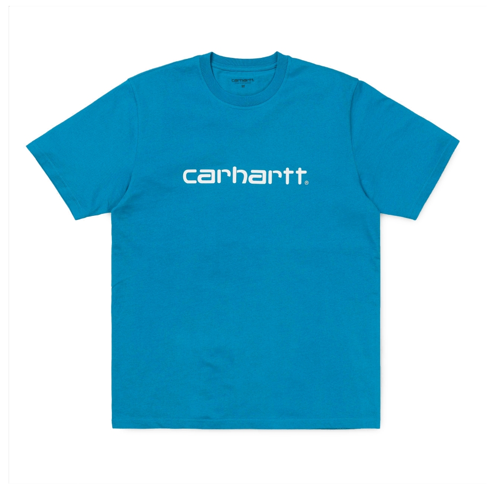 Carhartt Script T-Shirt (Pizol/White)