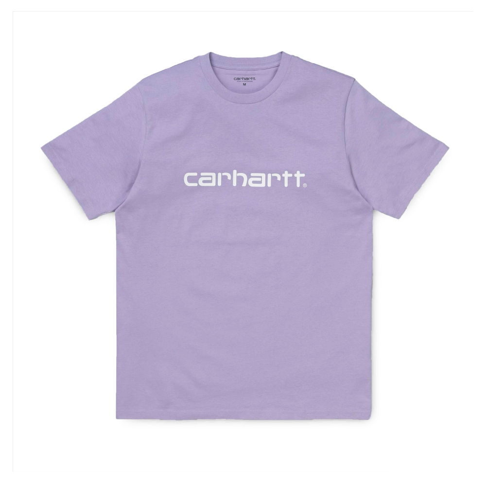 Carhartt Script T-Shirt (Soft Lavender/White)