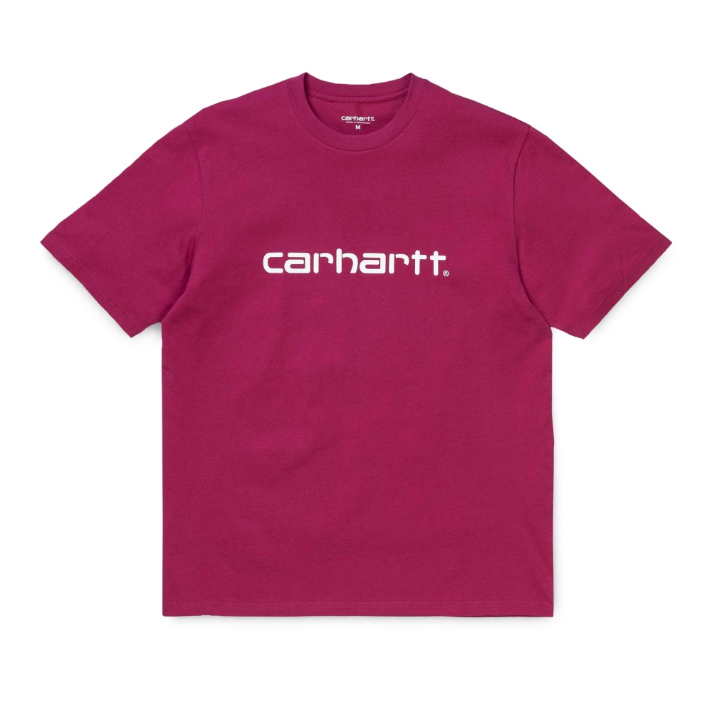 Carhartt Script T-Shirt (Tango/White)