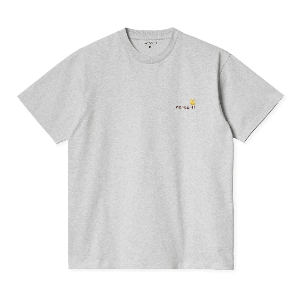 Carhartt WIP American Script T-Shirt (Ash Heather)