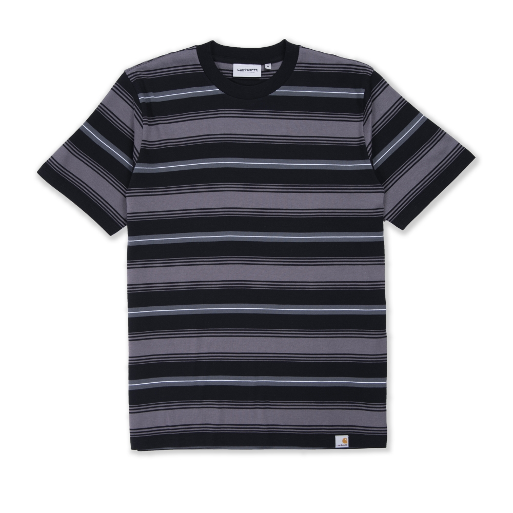 Carhartt WIP Buren T-Shirt (Buren Stripe/Black)