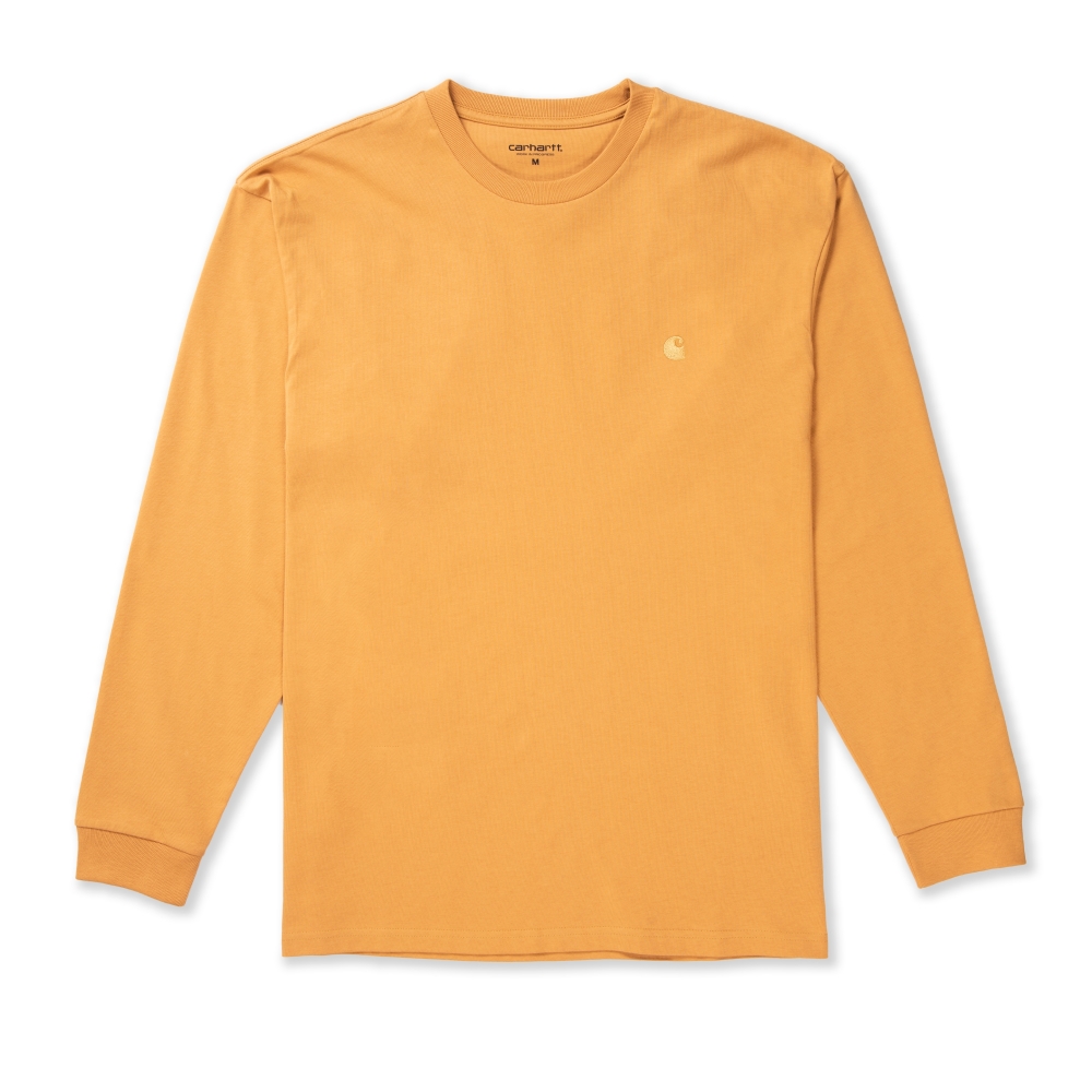 Carhartt WIP Chase Long Sleeve T-Shirt (Winter Sun/Gold)