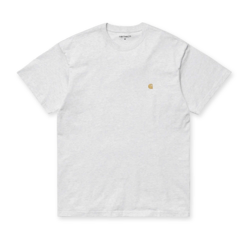 Carhartt WIP Chase T-Shirt (Ash Heather/Gold) - I026391.482.90.03 ...
