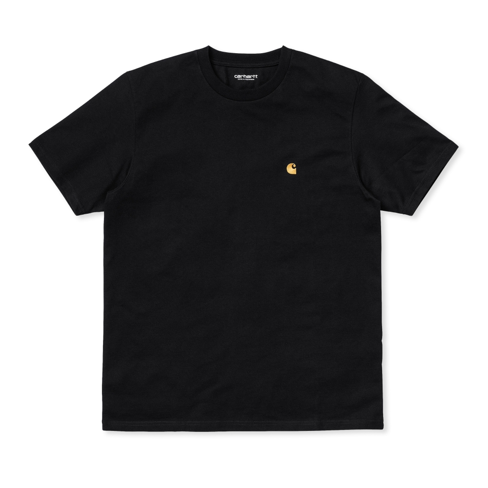 Carhartt WIP Chase T-Shirt (Black/Gold)
