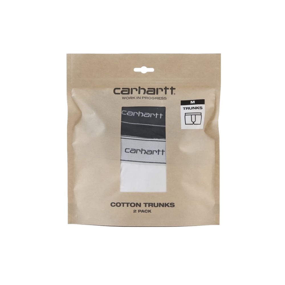 Carhartt WIP Cotton Trunks 2-Pack (Black/White)