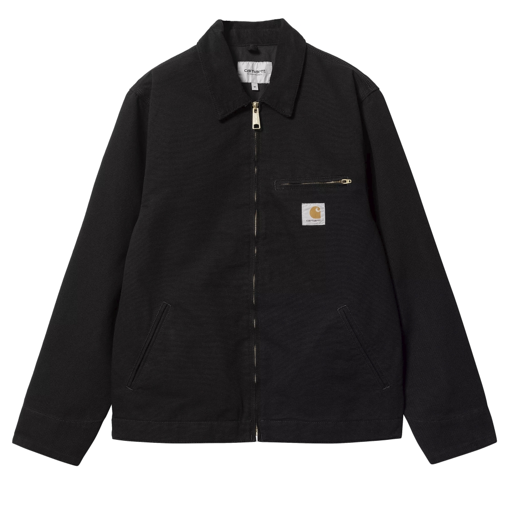 Carhartt WIP Detroit Jacket (Summer) (Black/Black Rinsed)